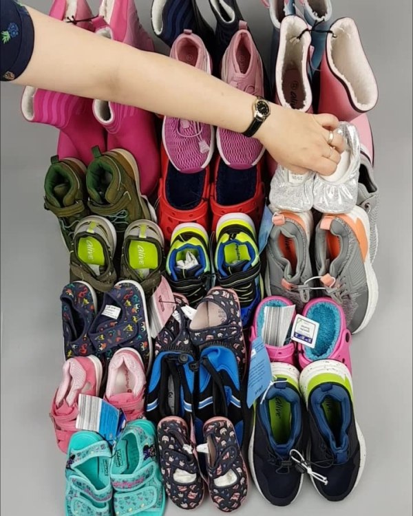 Фотография  436 - Обувь ALDI дети лето#10 кг, ЛОТ №4453 оптом в Майкопе и Адыгее