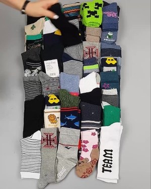 Фотография  526 - Носки дети СТОК зима#5 кг, ЛОТ №4870 оптом в Майкопе и Адыгее