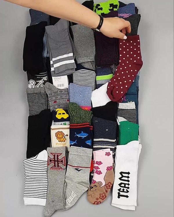 Фотография  866 - Носки дети СТОК зима#5 кг, ЛОТ №4870 оптом в Майкопе и Адыгее