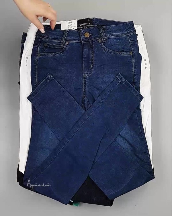 Фотография  651 - Джинсы DK Company 022024#10 кг, ЛОТ №5946 оптом в Майкопе и Адыгее