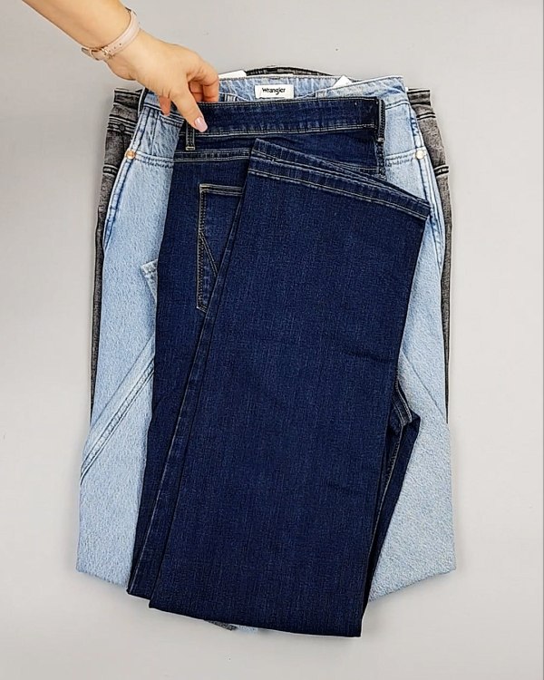 Фотография  255 - Джинсы WRANGLER м/ж#8,1 кг, ЛОТ №7011 оптом в Майкопе и Адыгее