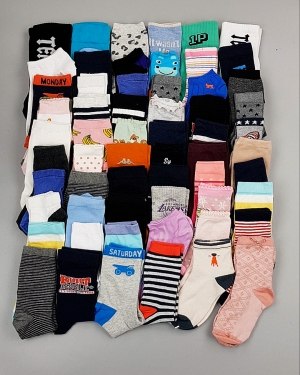 Купить Носки дети СТОК лето#5 кг, ЛОТ №6993 оптом в Майкопе и Адыгее