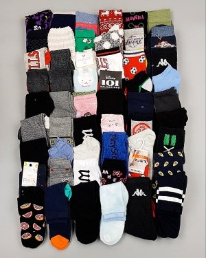 Купить Носки дети СТОК зима#5 кг, ЛОТ №6988 оптом в Майкопе и Адыгее