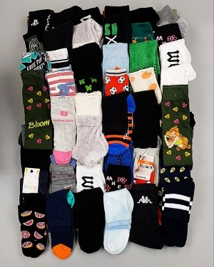 Фотография  256 - Носки дети СТОК зима#5 кг, ЛОТ №6988 оптом в Майкопе и Адыгее