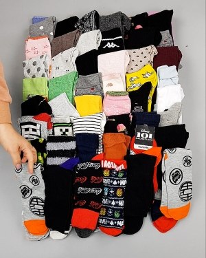 Фотография  691 - Носки дети СТОК зима#5 кг, ЛОТ №6989 оптом в Майкопе и Адыгее