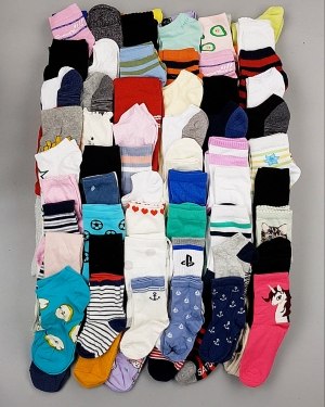 Фотография  817 - Носки дети СТОК лето#5 кг, ЛОТ №6992 оптом в Майкопе и Адыгее