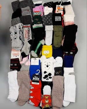 Фотография  474 - Носки дети СТОК зима#5 кг, ЛОТ №6986 оптом в Майкопе и Адыгее