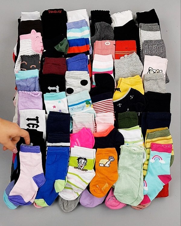 Фотография  995 - Носки дети СТОК лето#5 кг, ЛОТ №6993 оптом в Майкопе и Адыгее