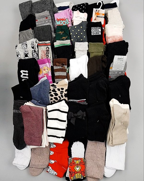 Фотография  201 - Носки дети СТОК зима#5 кг, ЛОТ №6986 оптом в Майкопе и Адыгее