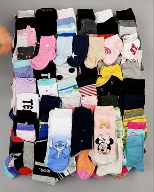 Фотография  600 - Носки дети СТОК лето#5 кг, ЛОТ №6993 оптом в Майкопе и Адыгее