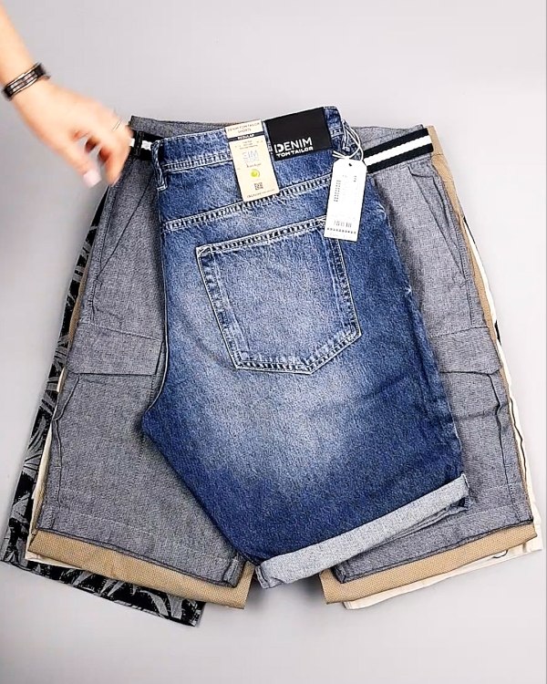 Фотография  802 - Шорты мужские TOM TAILOR 124#3,75 кг, ЛОТ №7601 оптом в Майкопе и Адыгее