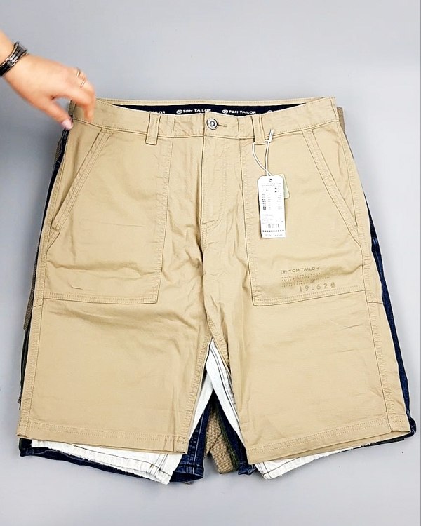Фотография  211 - Шорты мужские TOM TAILOR 124#3,75 кг, ЛОТ №7600 оптом в Майкопе и Адыгее
