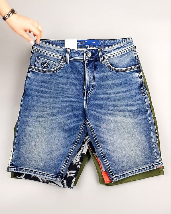 Фотография  711 - Шорты мужские TOM TAILOR 124#3,8 кг оптом в Майкопе и Адыгее