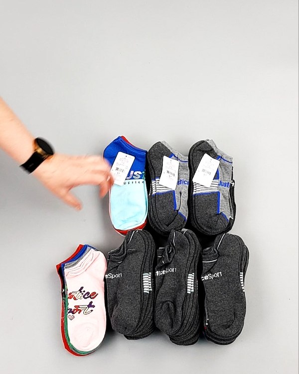 Фотография  558 - Носки дети лето CAN 084#5 кг, ЛОТ №8001 оптом в Майкопе и Адыгее