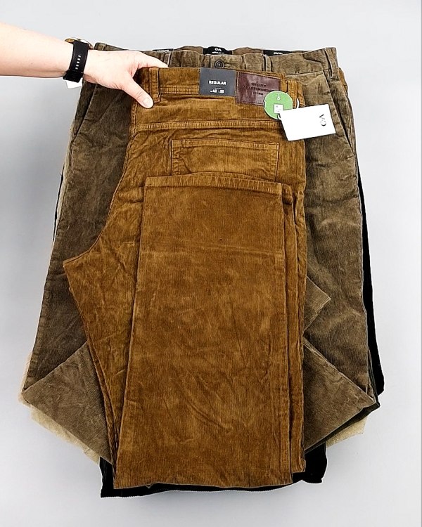 Фотография  604 - Брюки вельветовые м/ж C&A 025#10 кг, ЛОТ №8031 оптом в Майкопе и Адыгее