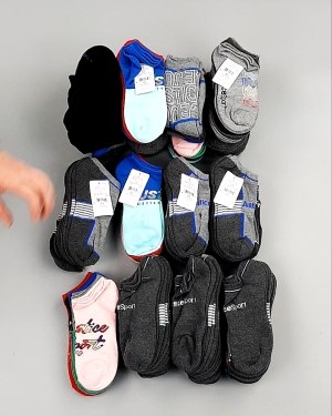 Фотография  962 - Носки дети лето CAN 084#5 кг, ЛОТ №8001 оптом в Майкопе и Адыгее