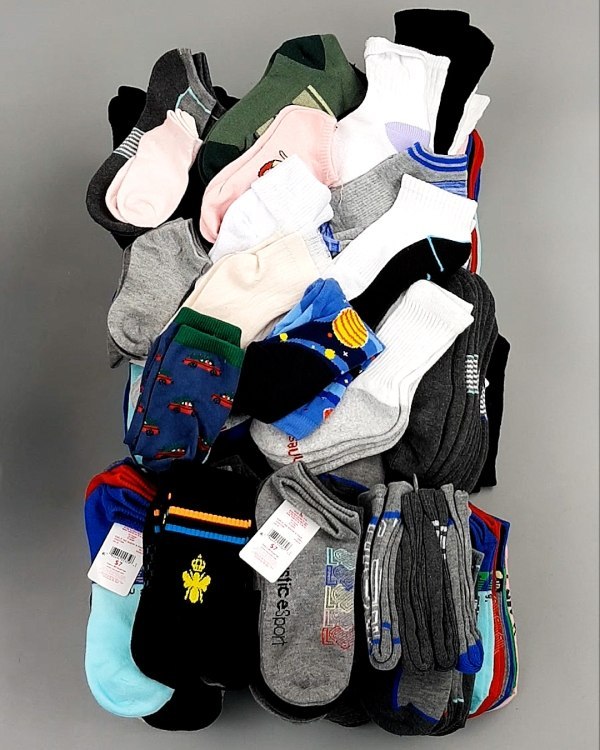 Фотография  642 - Носки дети лето CAN 084#5 кг, ЛОТ №8000 оптом в Майкопе и Адыгее