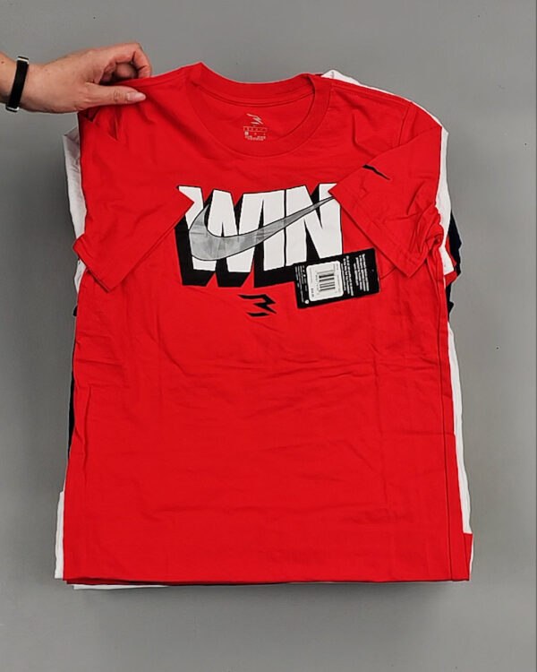 Фотография  447 - Футболки детские NIKE WIN CAN 084#5 кг, ЛОТ №8597 оптом в Майкопе и Адыгее