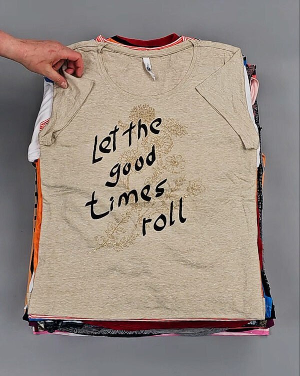 Фотография  639 - Футболки м/ж Cr+Ex#8 кг, ЛОТ № ВК0100 оптом в Майкопе и Адыгее