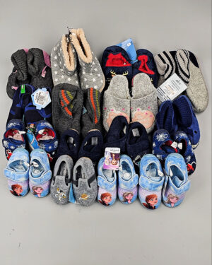 Купить Обувь домашняя дети СТОК 065#3,2 кг, ЛОТ СТ-9727 оптом в Майкопе и Адыгее