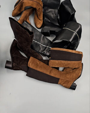 Фотография  501 - Сапоги Италия #7 шт, ЛОТ СТ-9680 оптом в Майкопе и Адыгее