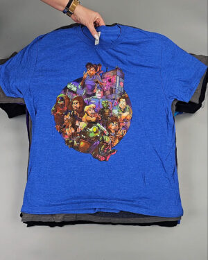 Фотография  904 - Футболки м/ж (Super T-Shirts Printed)#10 кг, ЛОТ СХ-0272 оптом в Майкопе и Адыгее