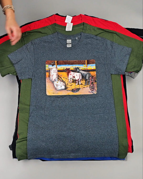 Фотография  514 - Футболки м/ж (Super T-Shirts Printed)#10 кг, ЛОТ СХ-0270 оптом в Майкопе и Адыгее