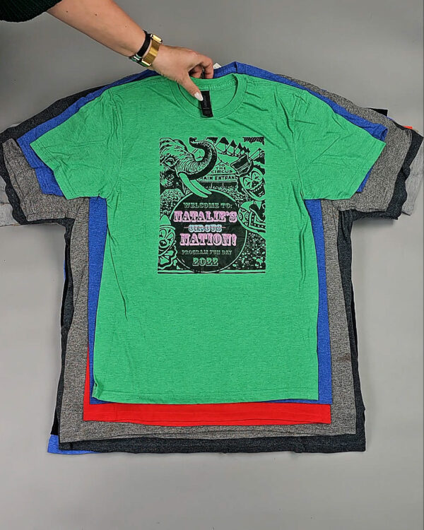 Фотография  588 - Футболки м/ж (Super T-Shirts Printed)#10 кг, ЛОТ СХ-0272 оптом в Майкопе и Адыгее